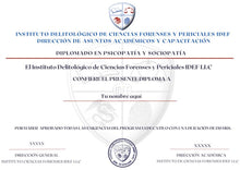 Cargar imagen en el visor de la galería, Diplomado Psicópatas 2025