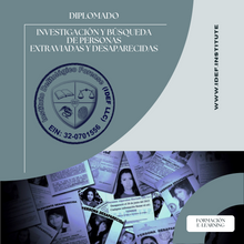 Cargar imagen en el visor de la galería, Diplomado Investigación de Desaparecidos 2025