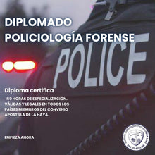 Cargar imagen en el visor de la galería, Diplomado Policiología Forense 2025