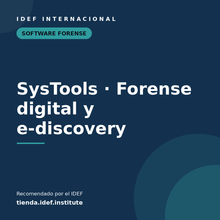 Cargar imagen en el visor de la galería, SysTools — forense digital y e-discovery — recomendado por el IDEF