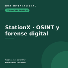 Cargar imagen en el visor de la galería, StationX — OSINT y forense digital — recomendado por el IDEF