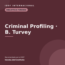 Cargar imagen en el visor de la galería, Criminal Profiling (Turvey) — recomendado por el IDEF