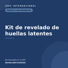 Cargar imagen en el visor de la galería, Kit de revelado de huellas latentes — recomendado por el IDEF
