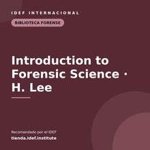 Cargar imagen en el visor de la galería, Introduction to Forensic Science (Henry Lee) — recomendado por el IDEF
