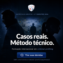 Cargar imagen en el visor de la galería, Formação internacional em criminal profiling com casos reais e método técnico — matrículas abertas para o 2º semestre de 2026
